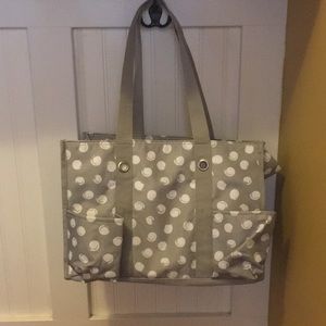 Thirty-One zip top organizing utility tote